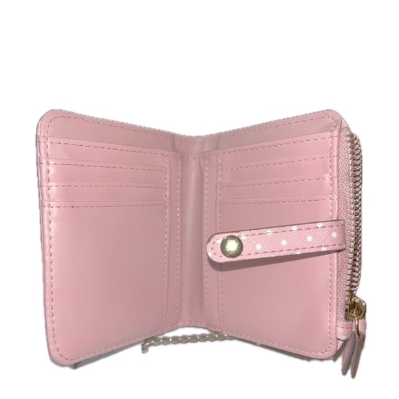 Nanette Lepore “Liza” Bi-fold Polka Dot Wallet, Pink - Picture 2 of 14